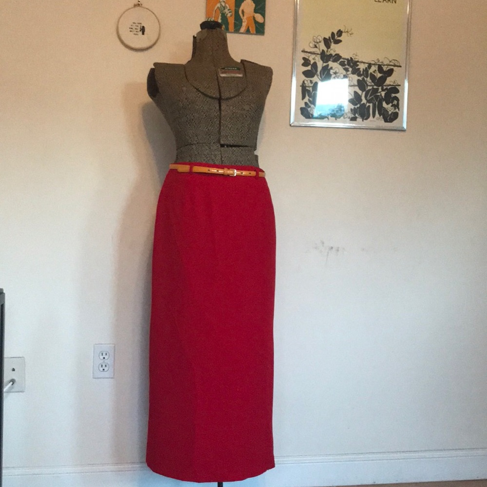 Vintage red maxi skirt❤️💋